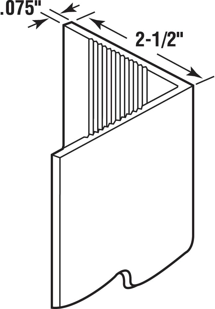 Prime-Line MP10069 Vinyl Corner Shield, White – 2-3/8” x 48” – Durable Vinyl Corner Guards, Easy to Install, Protects Wall Edges from Paint Chips, Wallpaper Tears, and Fingerprints (6 Pack)