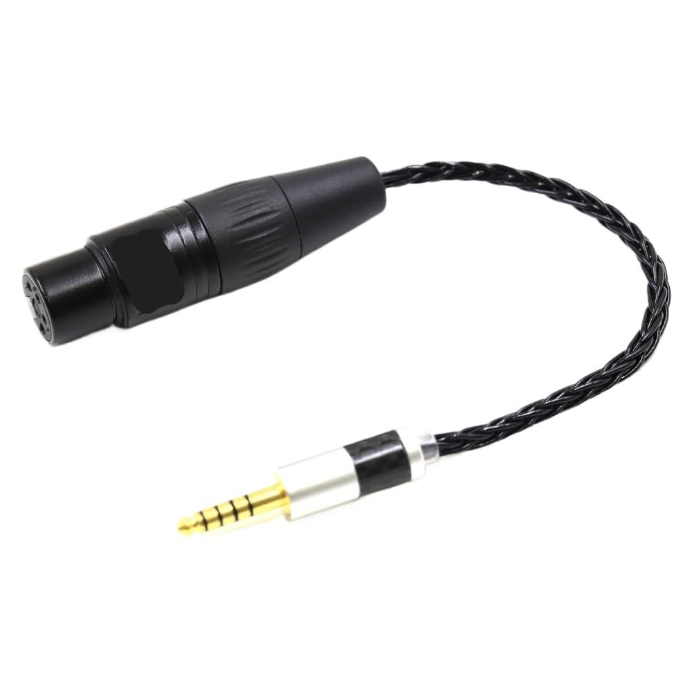 H&*igh qu>ality Silver Plated 4.4mm Balanced Male to 4pin XLR Balanced Female Audio Adapter Cable 4.4 to XLR Connector Cable(300CM)