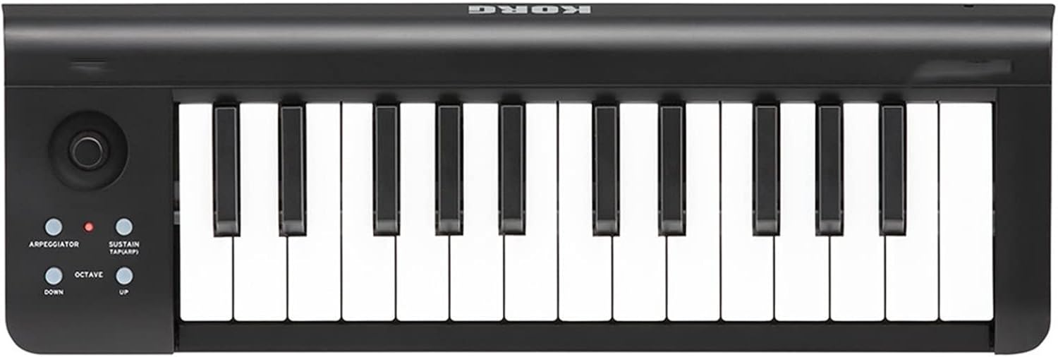 Keyboard Piano 25-Key Compact USB MIDI Keyboard Controller