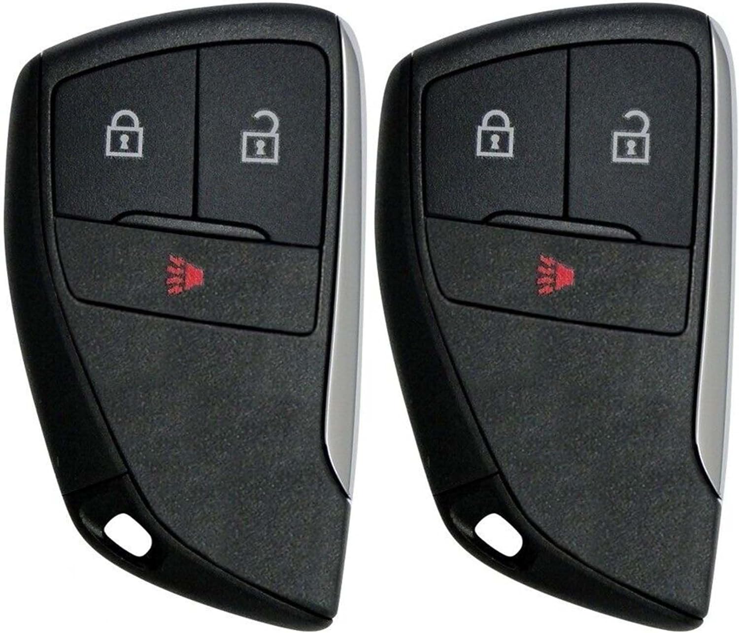 2X New Replacement Proximity Key Fob Compatible with & fit for Select Chevy Silverado GMC Sierra - YG0G21TB2-24