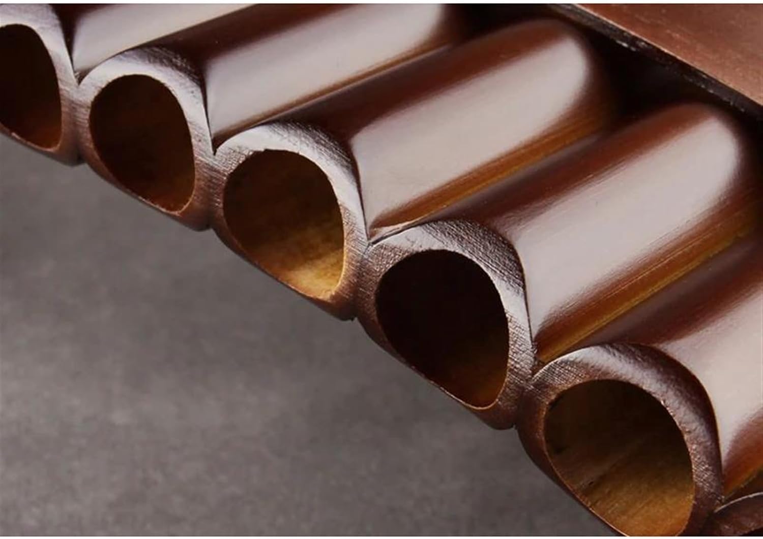 pan flute for beginners Chinese Traditional Musical Instrument 22 Pipes Pan Flute G Key Pan Pipes Woodwind Instrument Pan Flute (Color : Right)