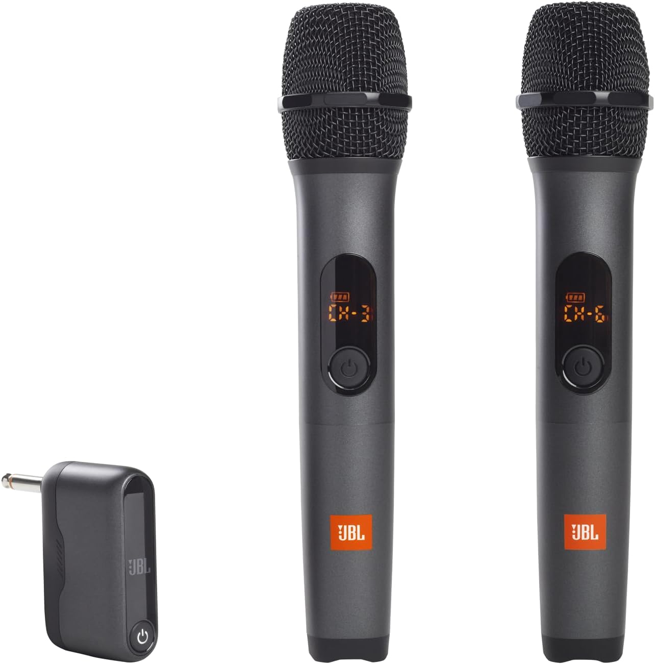 JBL PartyBox Stage 320 Portable Party Speaker with Wireless Two Microphone System (Black)