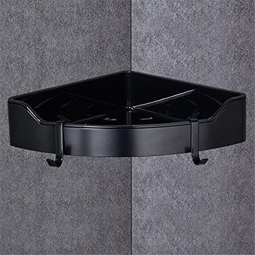 Corner Shelf Golden Stainless Steel Bathroom Shelves Chrome Wall Mount Shower Caddy Rack Bath Accessories Black one Tier,Gold One Tier(Gold Two Tier)