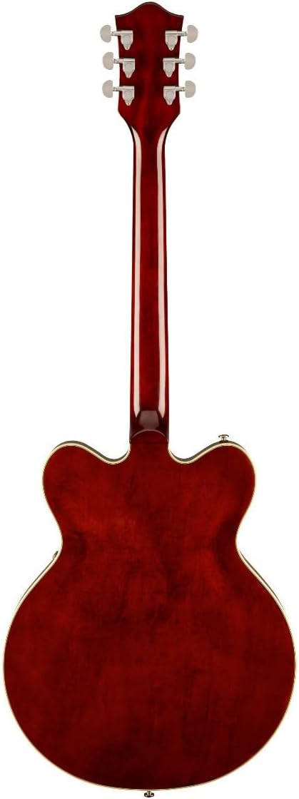 Gretsch G2622T Streamliner Center Block Double-Cut Electric Guitar (Steel Olive) with Broad Tron Pickups - Hollow Body Design Bundle with Plywood Construction Case (2 Items)