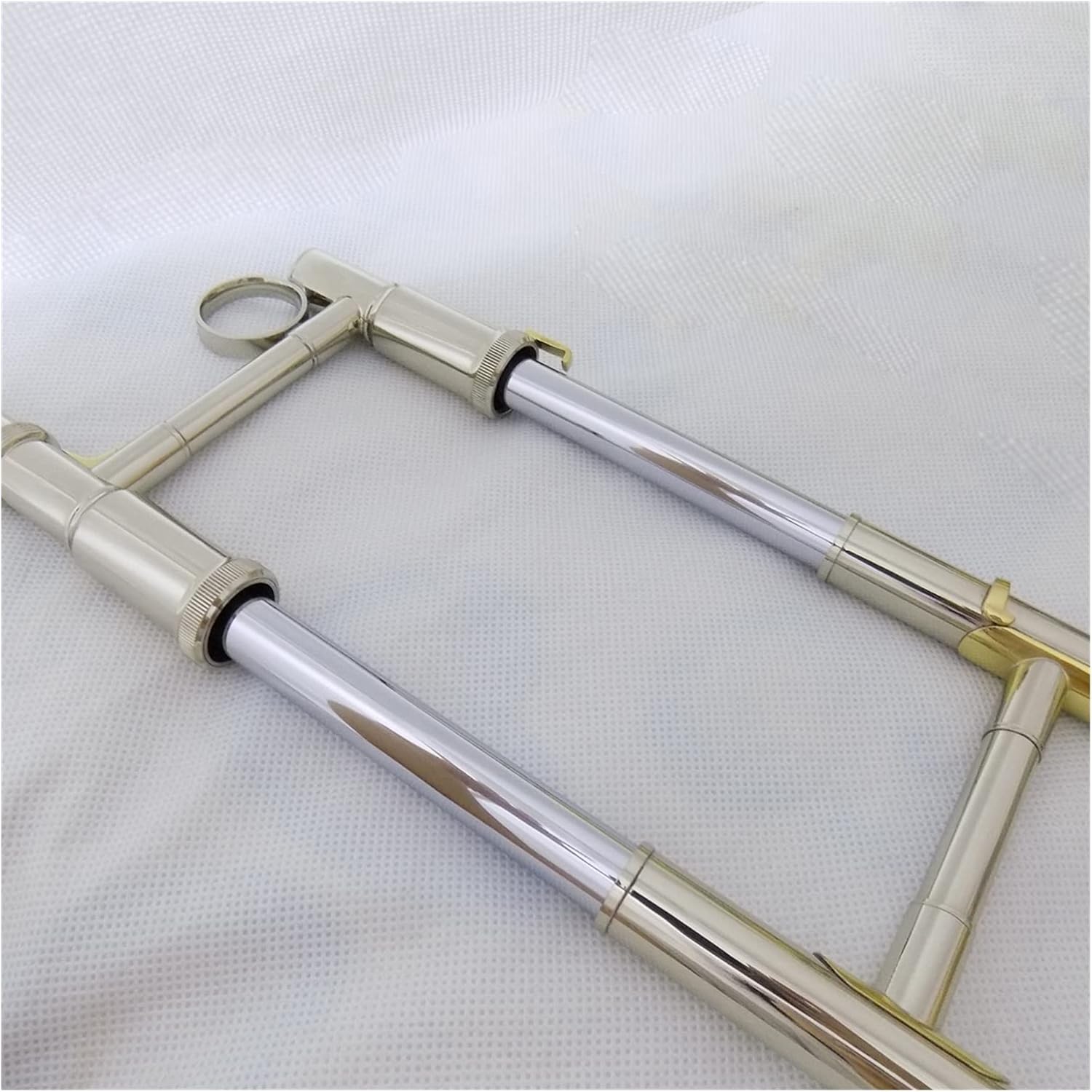 Student Trombone Bb/F/EB/D Bass Trombone Musical Instruments Gold Brass Trombones Rotor Slide Trombones Lacquer with Mouthpiece Case Trombone Kit