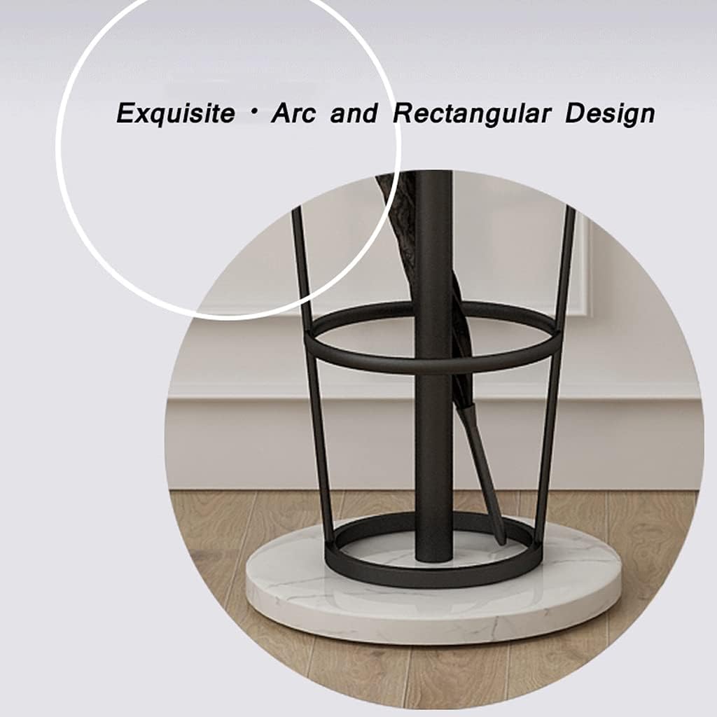 Household Floor-Standing Metal Hanger Bedroom Living Room Corridor Entry Corner Coat Stand Umbrella Rack Bag Rack Wooden Coat Rack Standing Metal Coat Rack (Color : B (B)