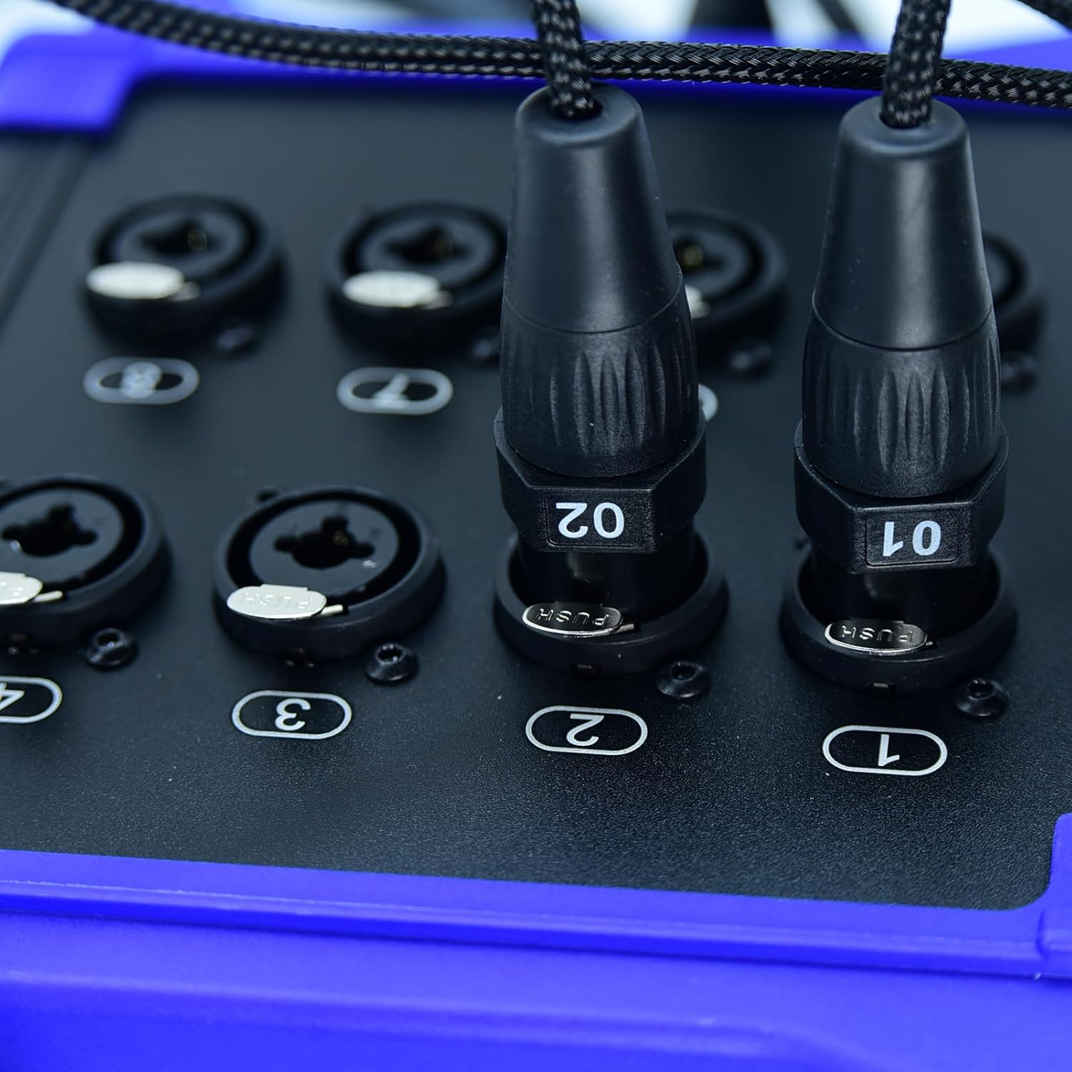 Arklove 8-Channel Low Profilemale XLR 1/4