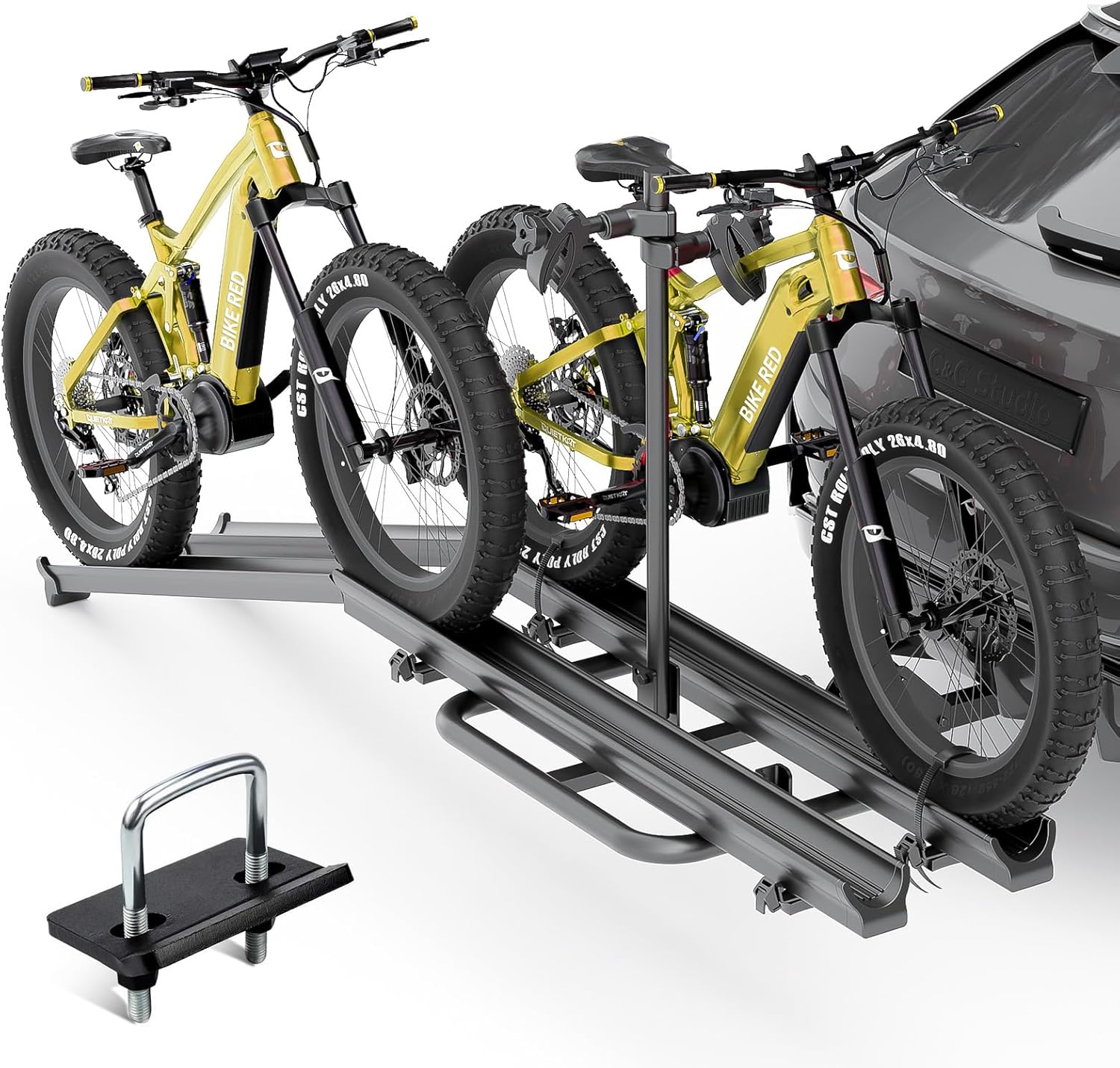 2 EBike Rack with Ramp, up to 5