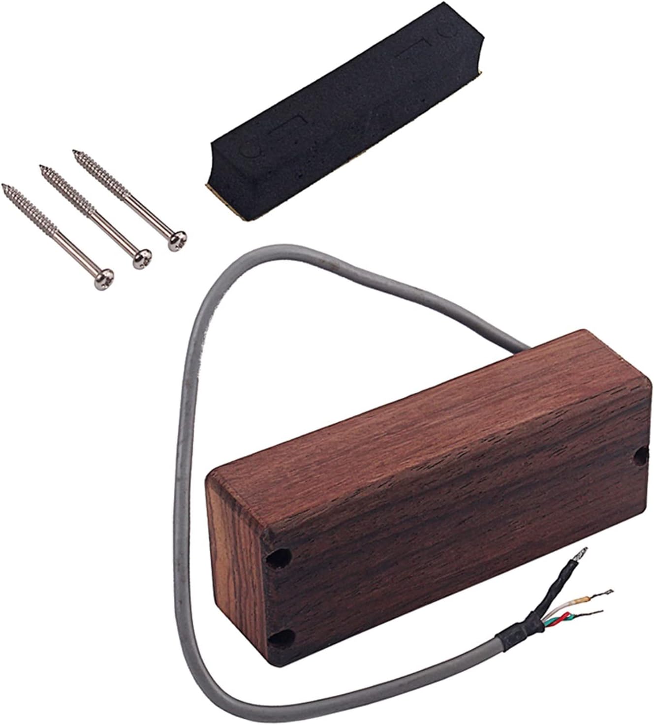 Humbucker Guitar Pickup Bass Pickup Set for 4 String Guitar, Humbucker, Rosewood 1pc