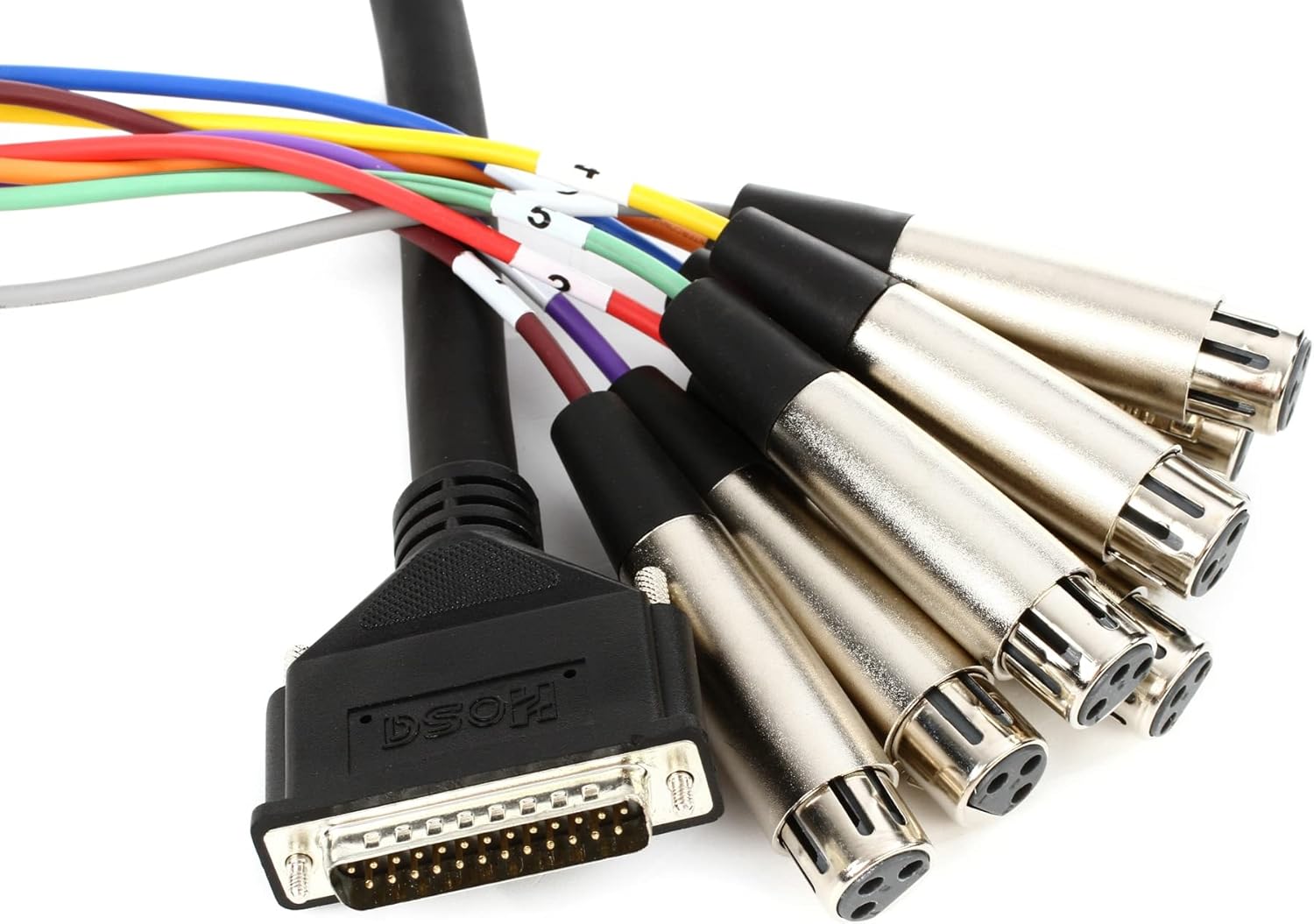 Yamaha 13' Long 25 Pin XLR Female Cable For My8da96