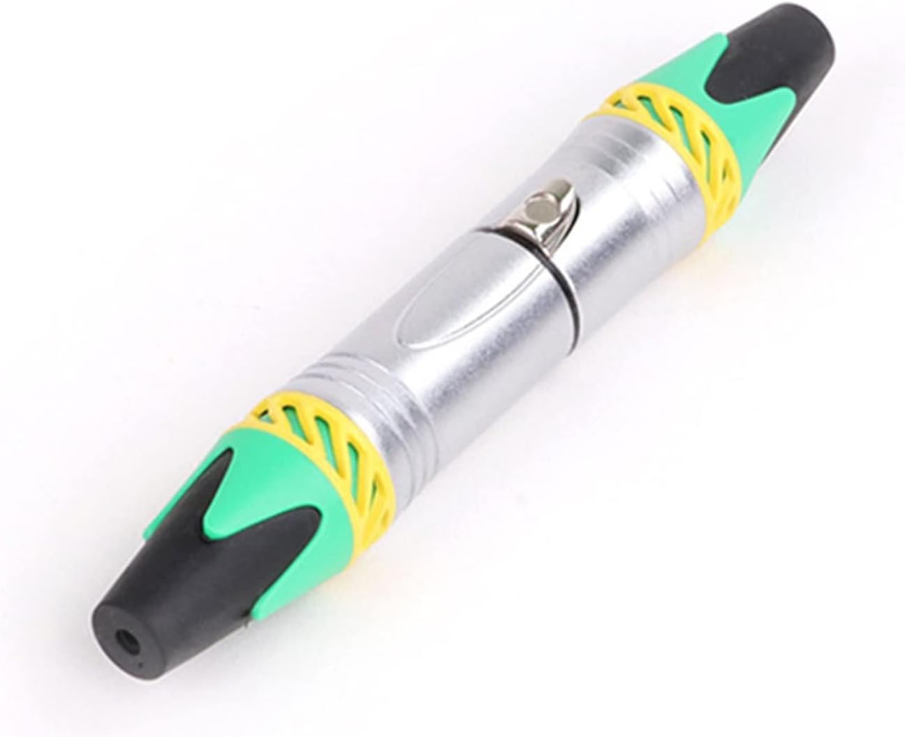 X L R Connector 3pin XLR Microphone M I C Male Plug Female Jack Adapter 6 Colors Available Cable Terminals Soldering 10Pcs (Color : D1037F-Green)