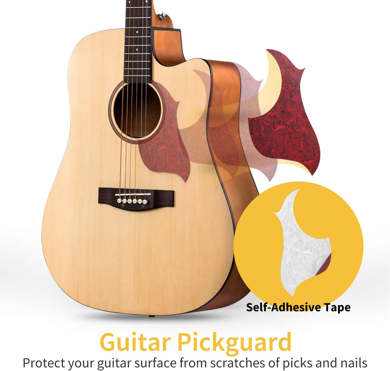 Donner Acoustic Guitar Kit for Beginners Adult Teen - Starter Kit, Full Size 41'' Cutaway Acustica Guitarra Bundle with Free Online Lesson,Gig Bag, Strap, Tuner, Capo, String, Natural, DAD-140C