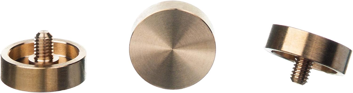 Trumpet Trim Kit for improving the sound. For all Bach Stradivarius Trumpet. Custom made KGUBrass (LIGHT, Raw Brass)