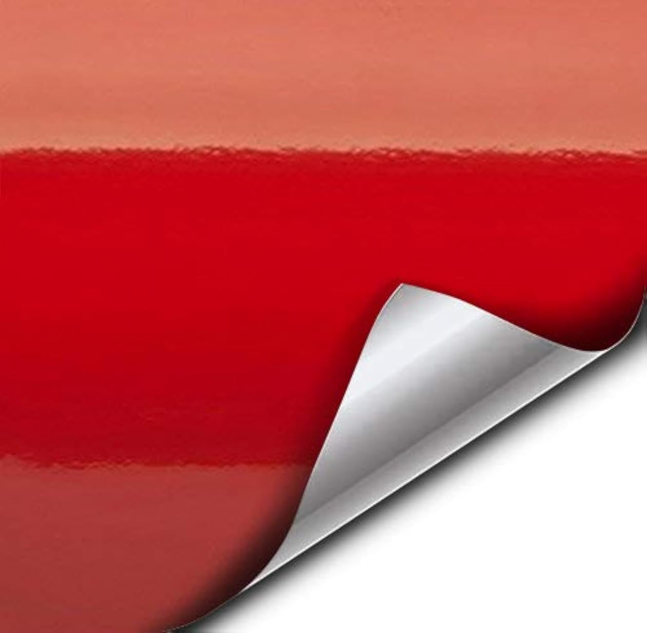 VViViD Red Gloss Car Wrap Vinyl Roll with Air Release Adhesive 3mil (10ft x 5ft)