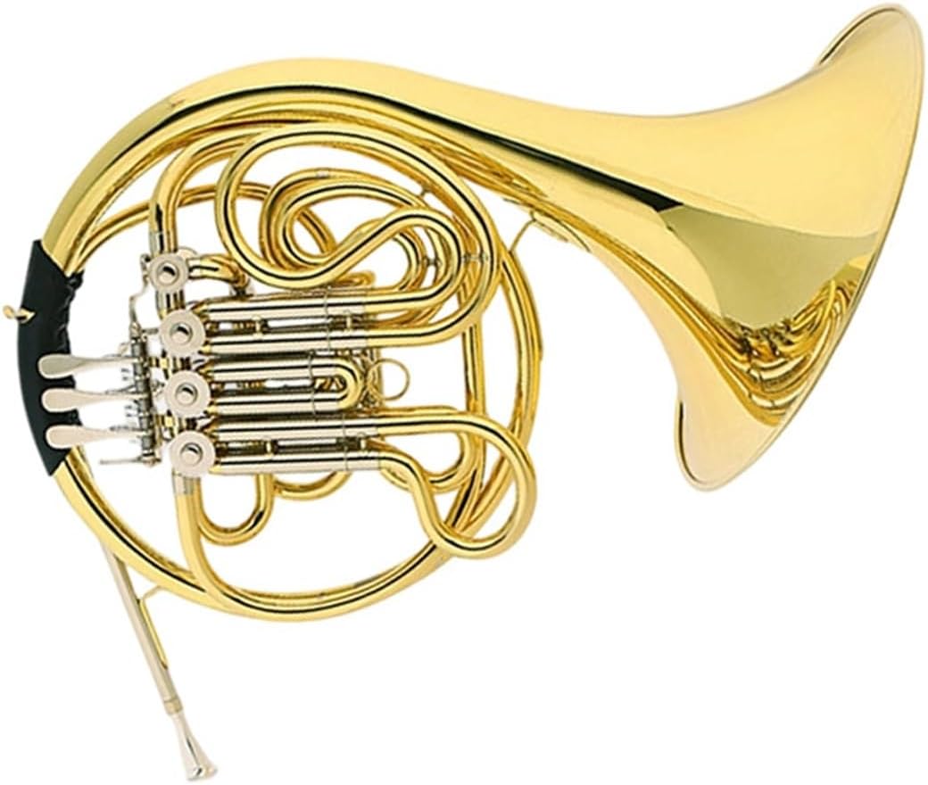 4 Key French Horn French Horn Brass Performance Instrument Four Key Double Row Playing Practice For Adults(4)