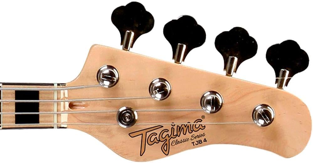 TAGIMA TJB-4 BLACK ELECTRIC BASS GUITAR