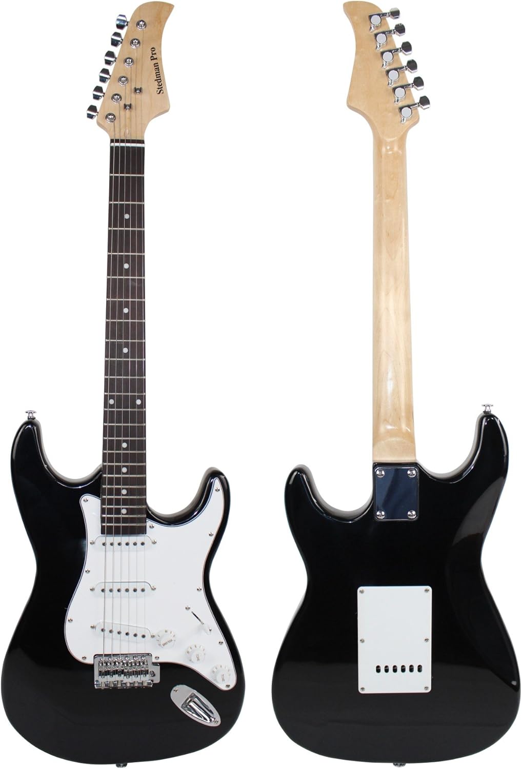 Beginner Series 39-Inch Electric Guitar with 10-Watt Amp, Case, Strap, Cable, Capo, Picks, Electronic Tuner, Stringwinder and Polish Cloth - Black