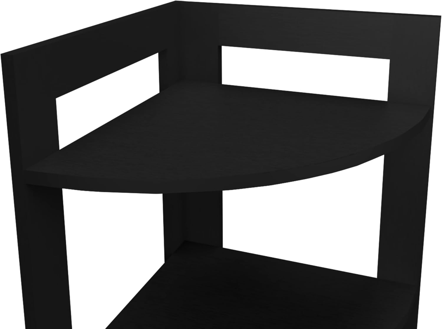 Corner Shelf 3 Tier Storage: Modern Triangular Wooden Design for Small Spaces - Compact Wall Mount Display Organizer for Apartments & Home Office