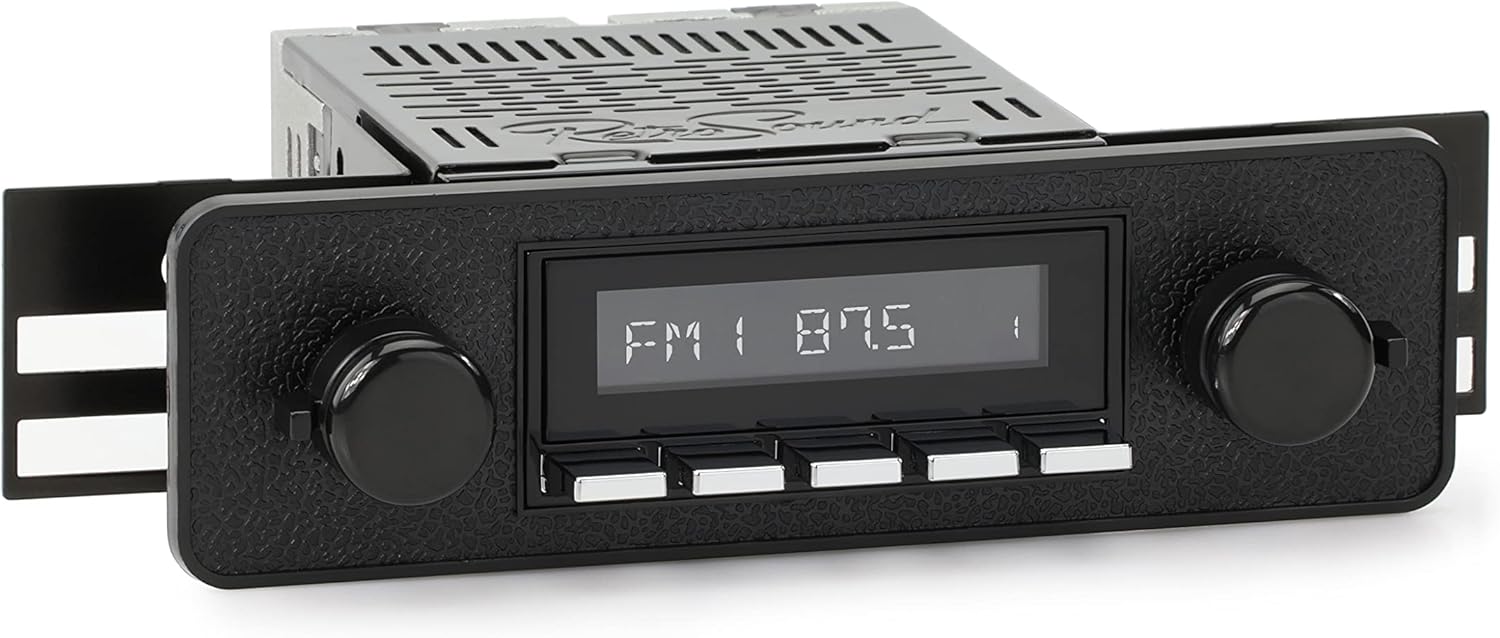 RetroRadio Compatible with 1962-80 MG MGB Features Include Bluetooth, AUX, AM/FM LABC-M1-402-40-90MG