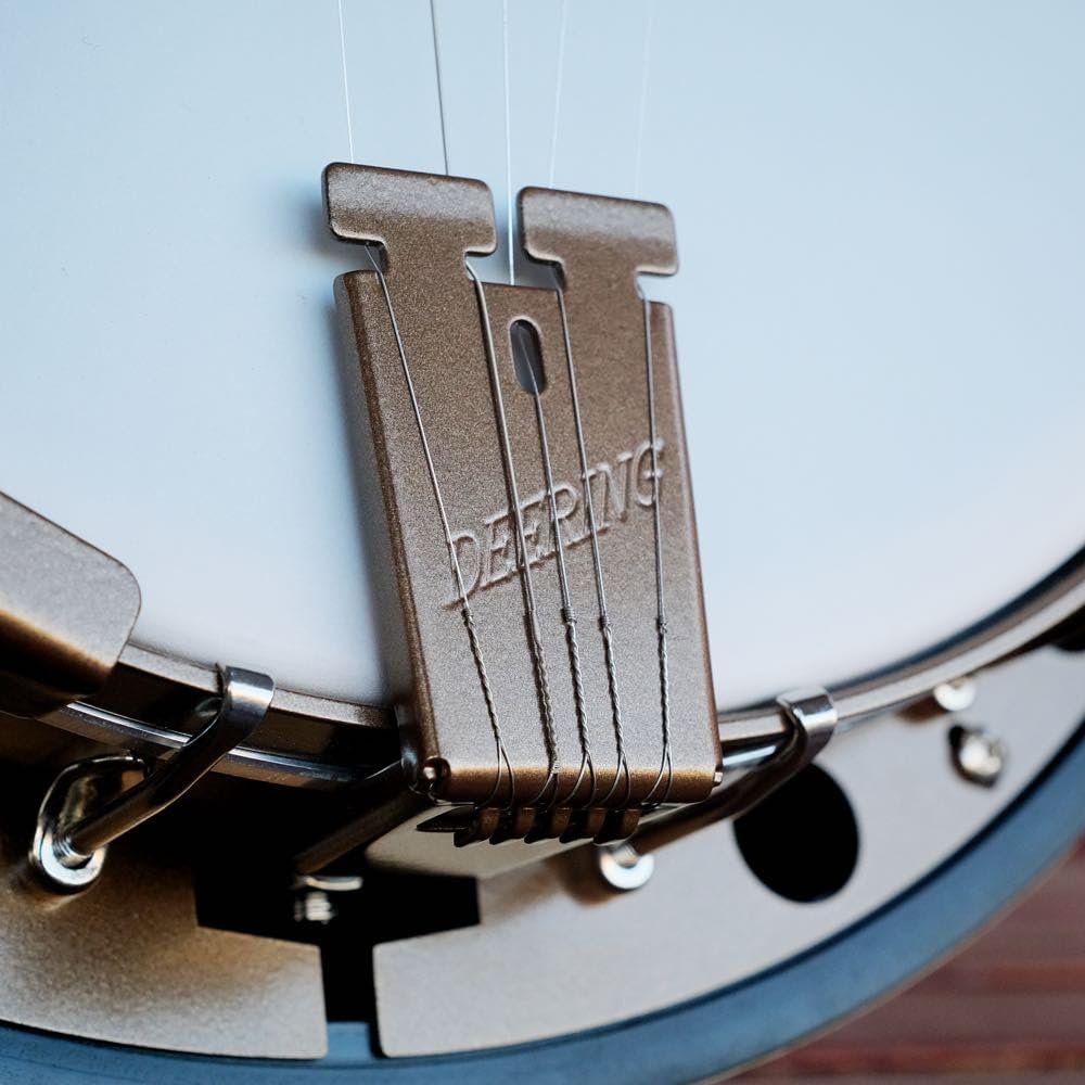 Deering Goodtime 2 5-String Maple Resonator Bluegrass Banjo 1920's Art Deco Inlay Bronze Powder Coat Hardware with Instrument Alley Hard Case Combo