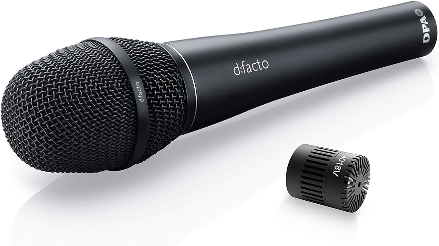 DPA d:factoTM 4018V Softboost Supercardioid Mic, Wired DPA Handle, Black