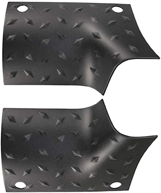 Exterior Cowl Body Armor Cover Trims, Side Angle Body Armor Cowl Cover Trims, Compatible with Jeep Wrangler JL JT 2018+