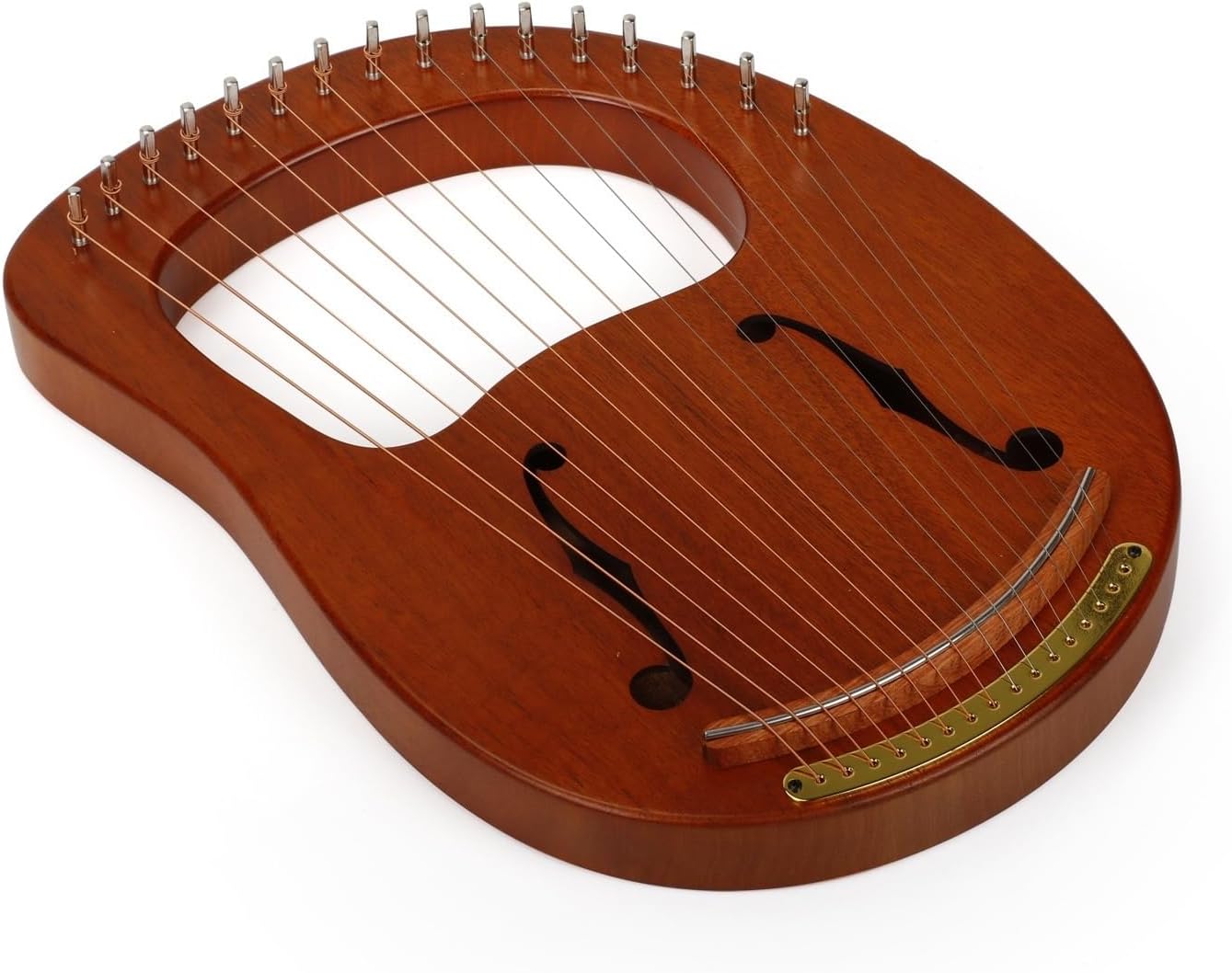 Lyre Harp Set Small Harp For Beginners, Self-taught Instrument, Single Board Portable 16-string Small Harp(1)