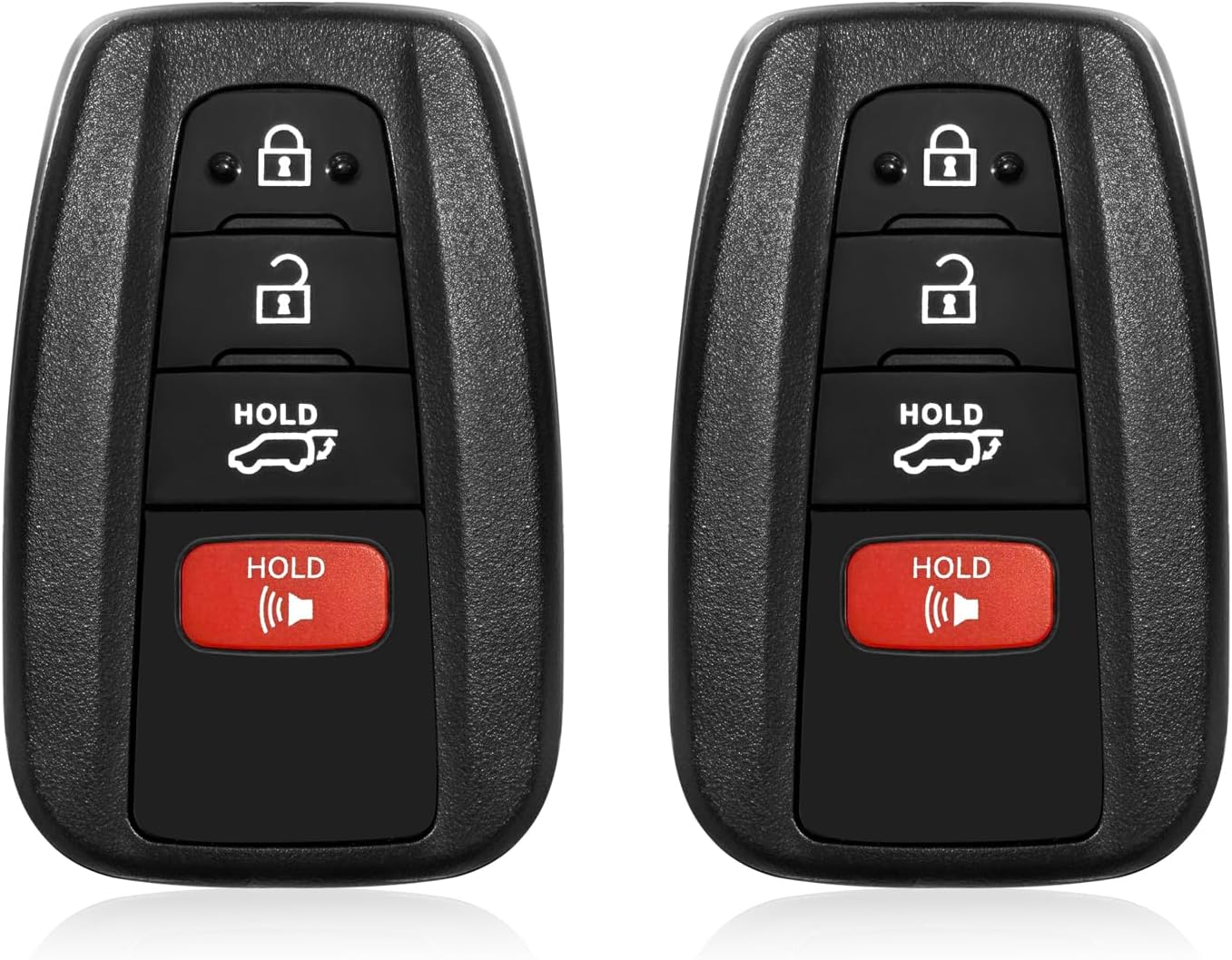 2 Keylessbest Replacement for 2019 2020 2021 2022 Smart Proximity Toyota RAV4 GNE 231451-0351 Board Key Fob HYQ14FBC 315MHz 4 Buttons
