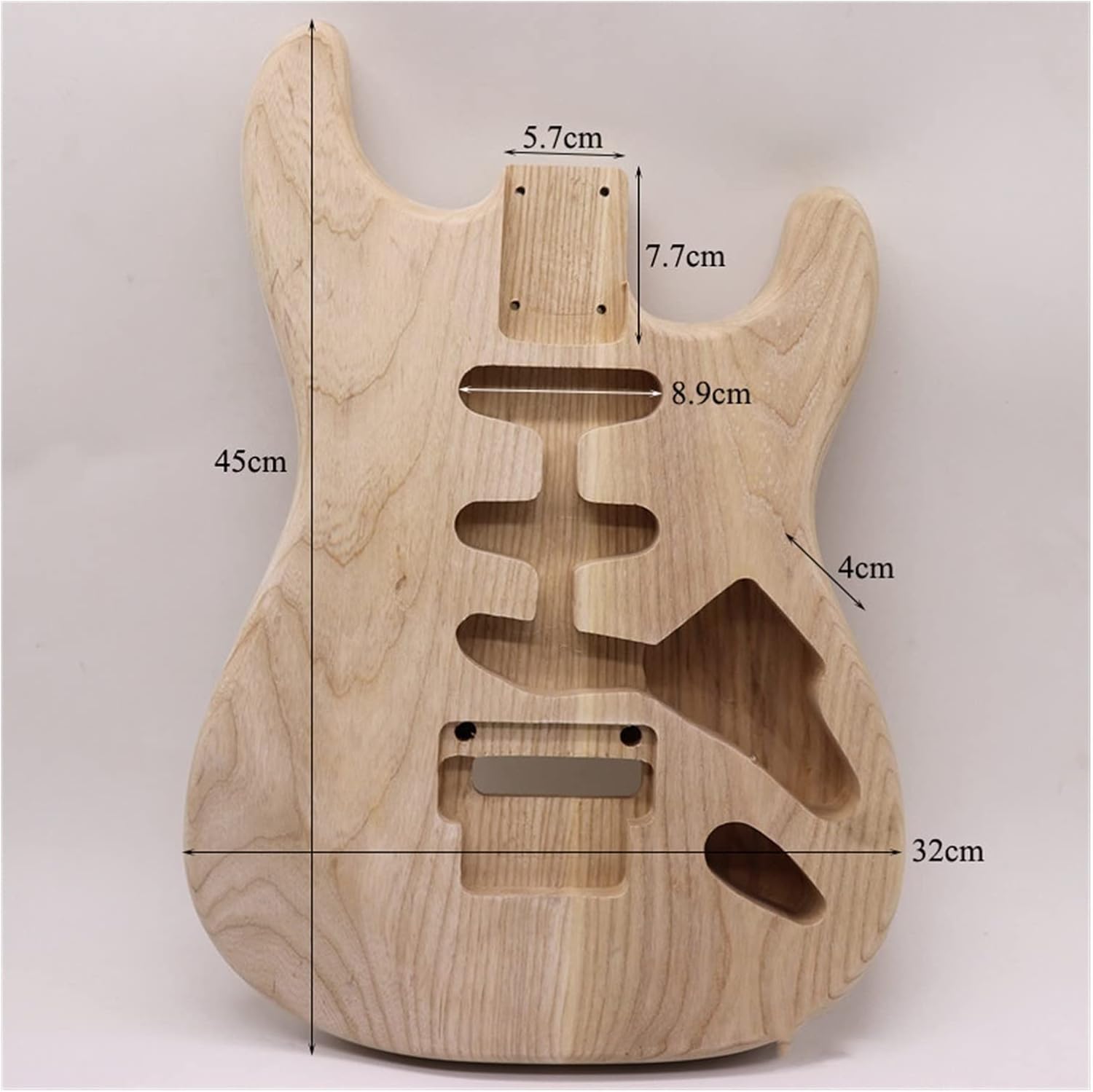 TSTS Unfinished Electric Guitar Body DIY Guitar DIY Accessory