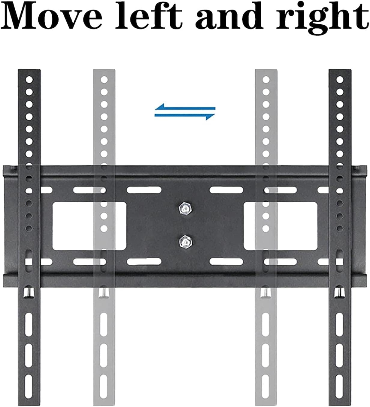 Floating TV Stand, Multifunction TV Wall Mount Ceiling TV Mount, Adjustable Wall Ceiling TV Bracket, Telescopic Height Adjustment, for 26-60 Inch Flat and Curved TVs Up T