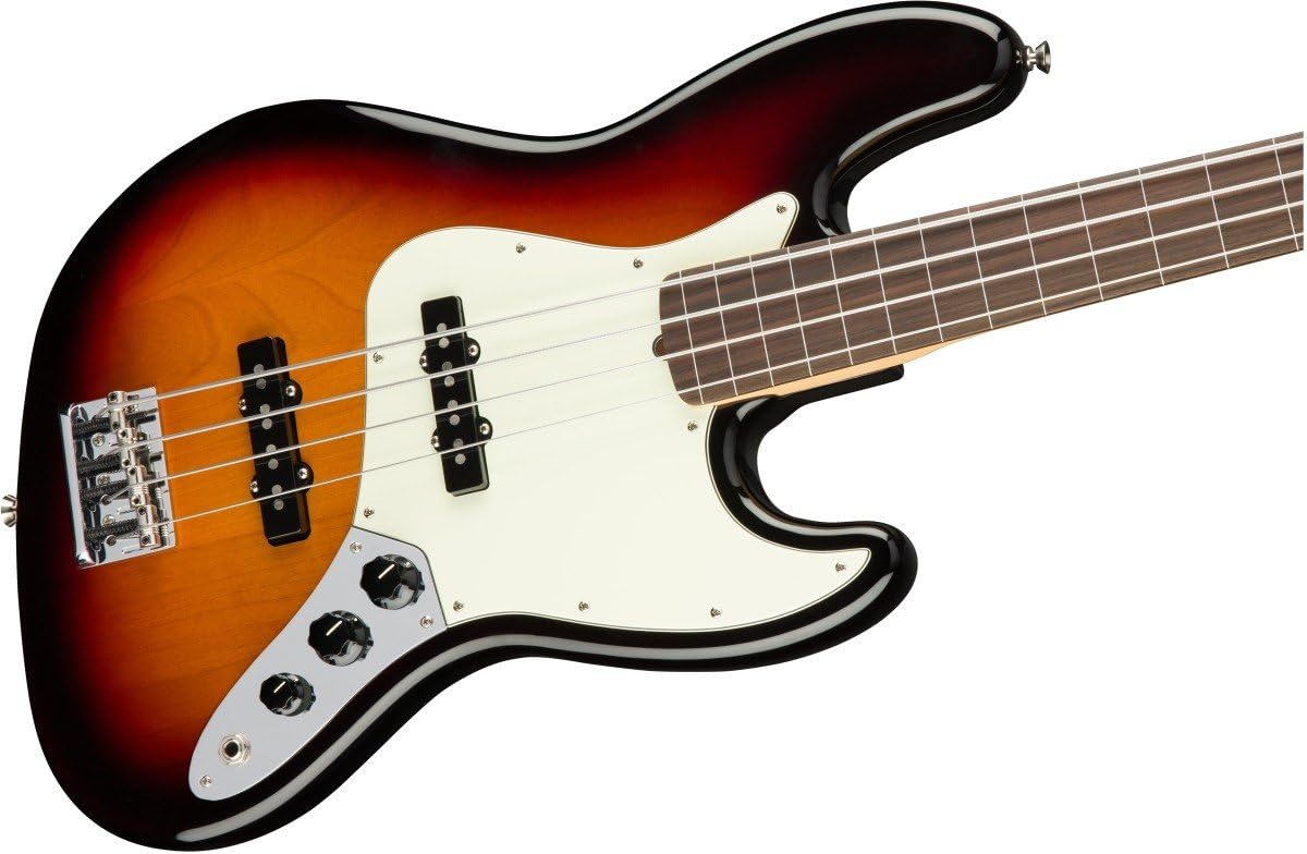 Fender American Professional Jazz Bass Fretless Guitar, 