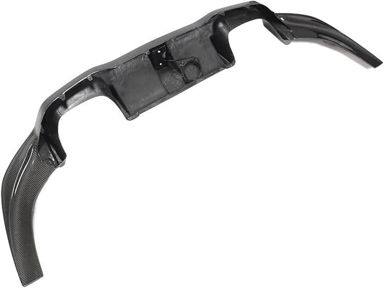 Car Rear Bumper Carbon Fiber Diffuser Lip, Compatible For BMW F87 M2 M2C Competition 2015-2020, Car Rear Bumper Diffuser With LED Light