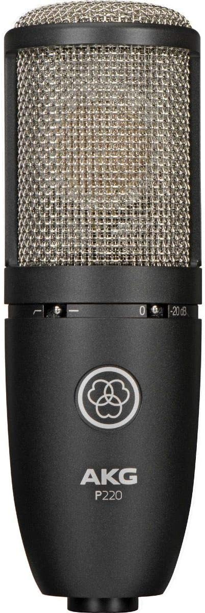 AKG Project Studio P220 Black Large Diaphragm Condenser Microphone