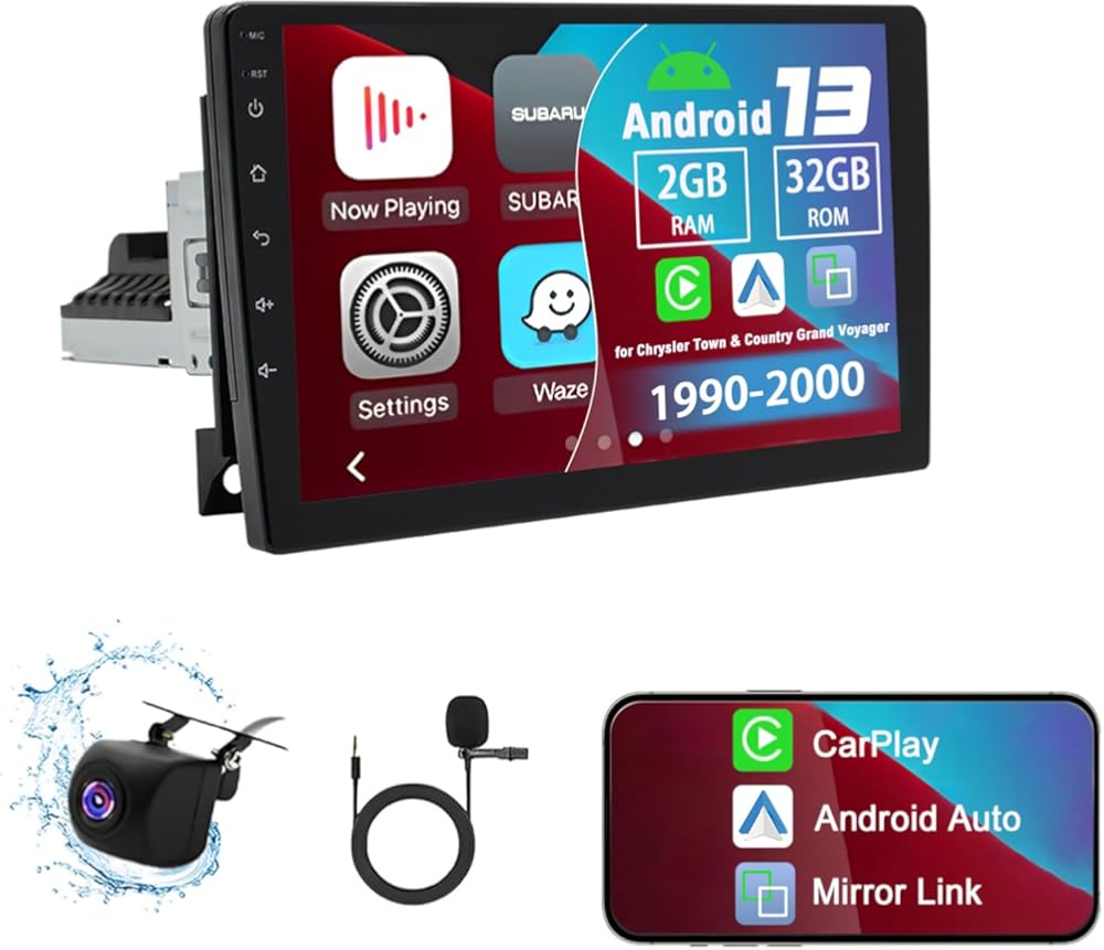 2G+32G Android 13 Car Stereo with Wireless Carplay & Android Auto, 7