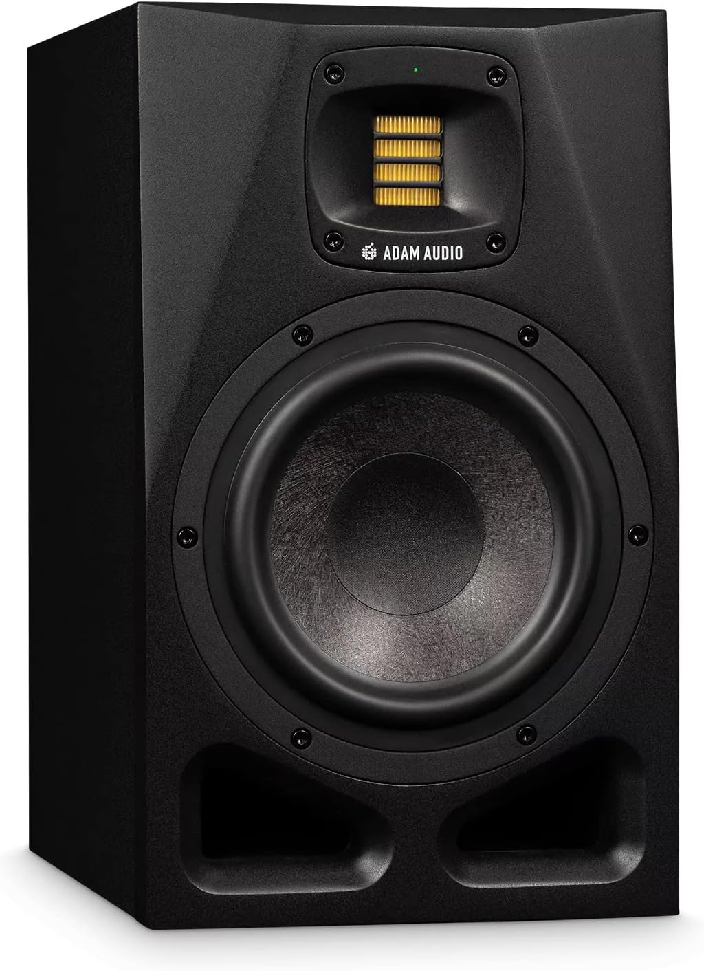 ADAM Audio A7V Powered Two-Way Studio Monitor (2-Pack) Bundle with Microphone Cable (2-Pack), Cable (2-Pack) and Monitor Isolation Pads (2-Pack) (7 Items)