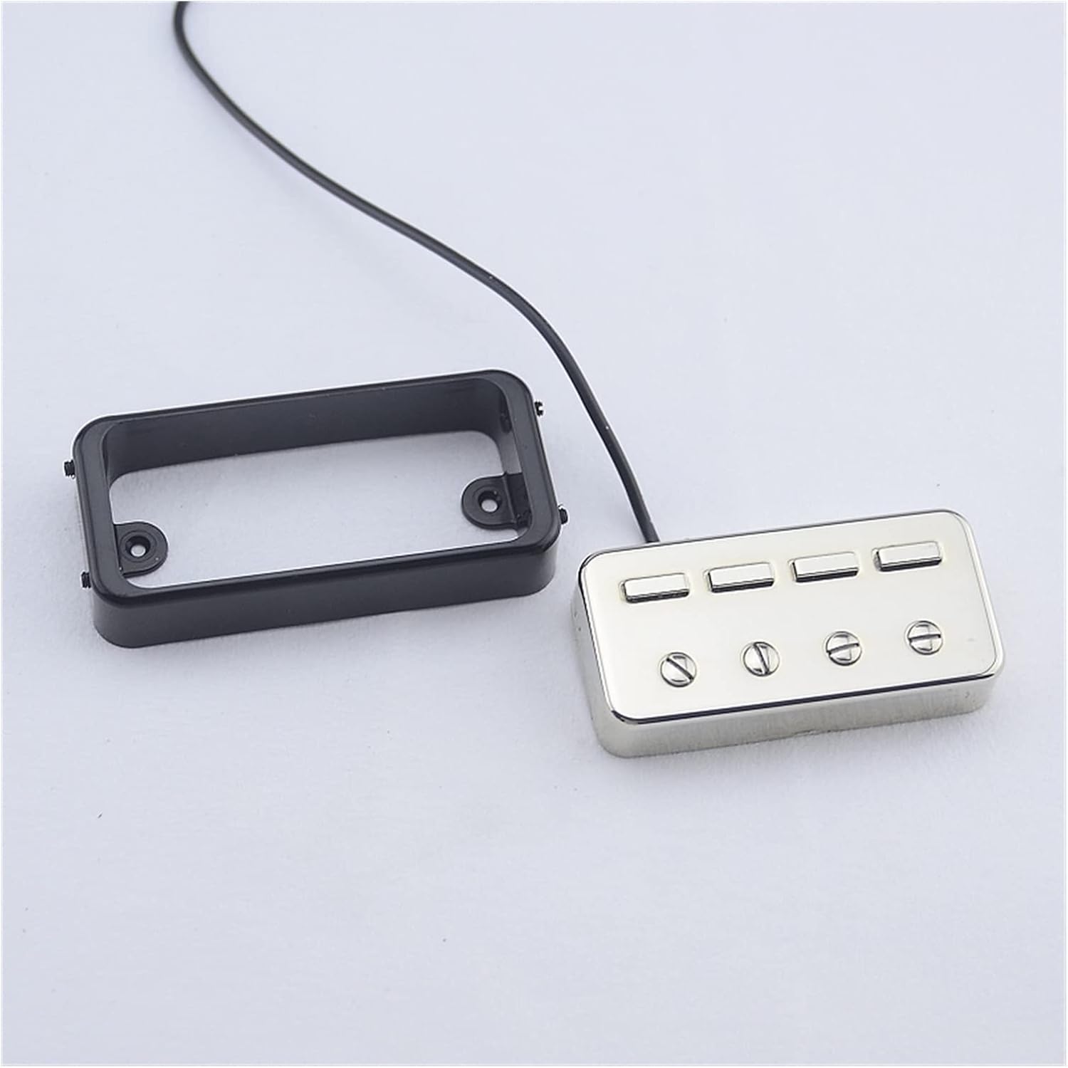 1 Set Bass Kit (Tuners + Pickups + Tailpiece + Control Panel) Guitar Machine Head Tuners