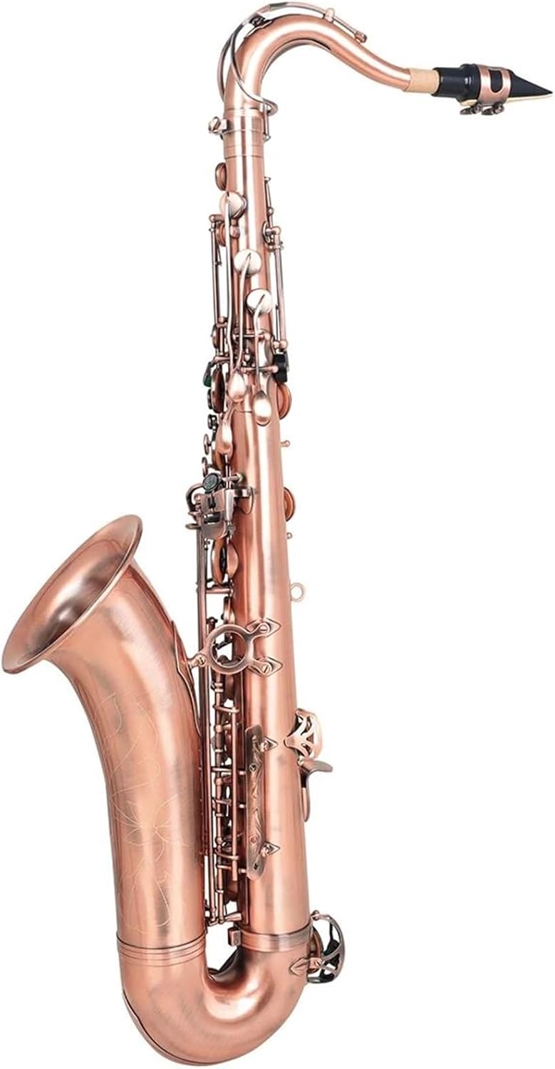 VBDEFRT Tenor Saxophone Brass Gold Lacquer B-Flat Saxophone With Case Reed Accessories Woodwind Instrument