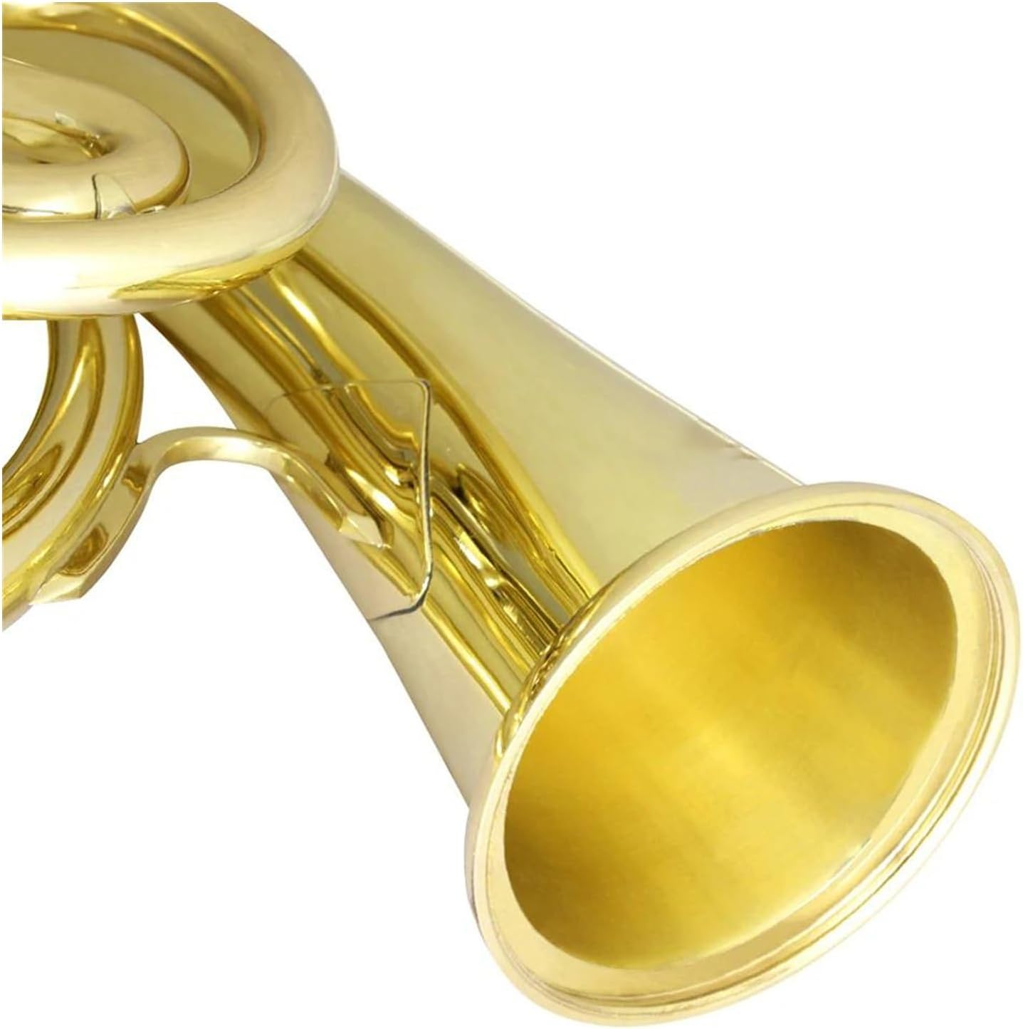 4 key gold plated French horn F key Bb double row brass instrument