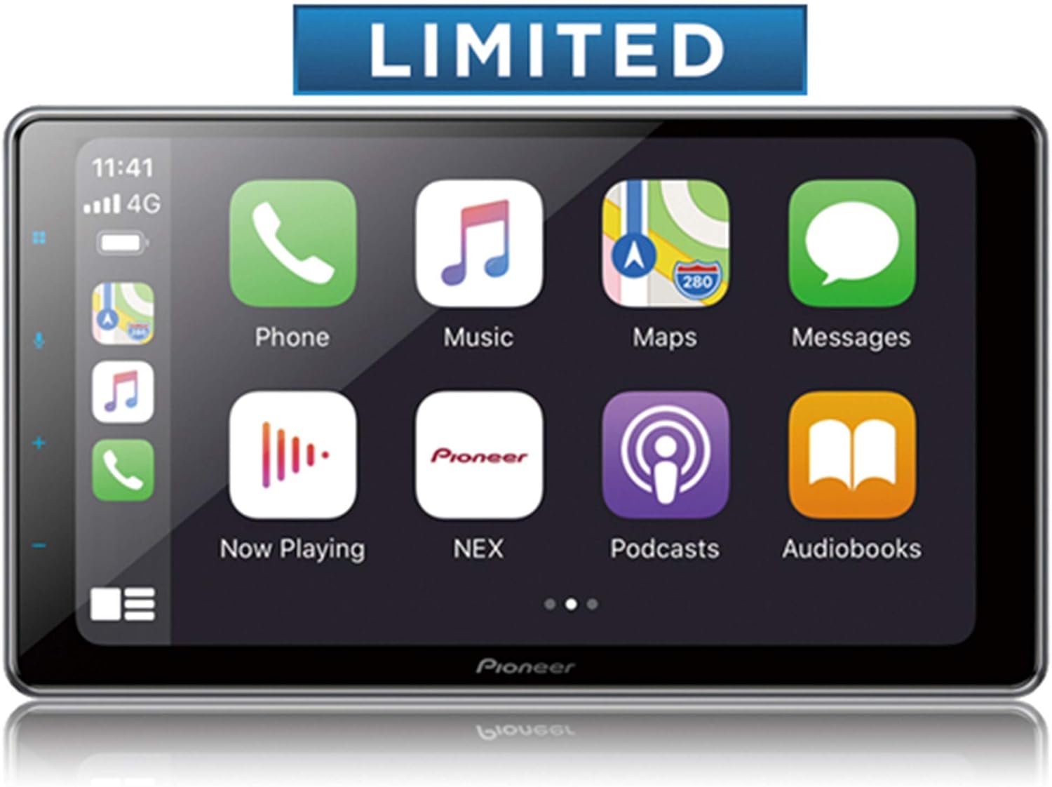 Pioneer DMH-WT7600NEX 1-DIN Digital Media Receiver w/Floating 9 inches Display (Renewed)