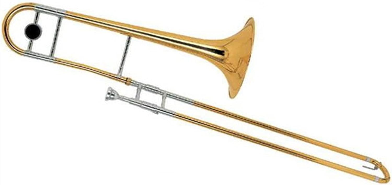 TSTS Standard Type Gold Lacquer Tone Bb Tenor Trombone Beginner Trombone