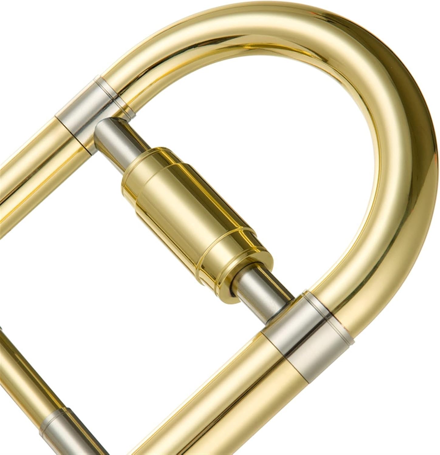 Student Trombone Alto B-Flat Lacquered Gold Trombone is Suitable for Grade Examinations and Professional Performances Trombone Kit