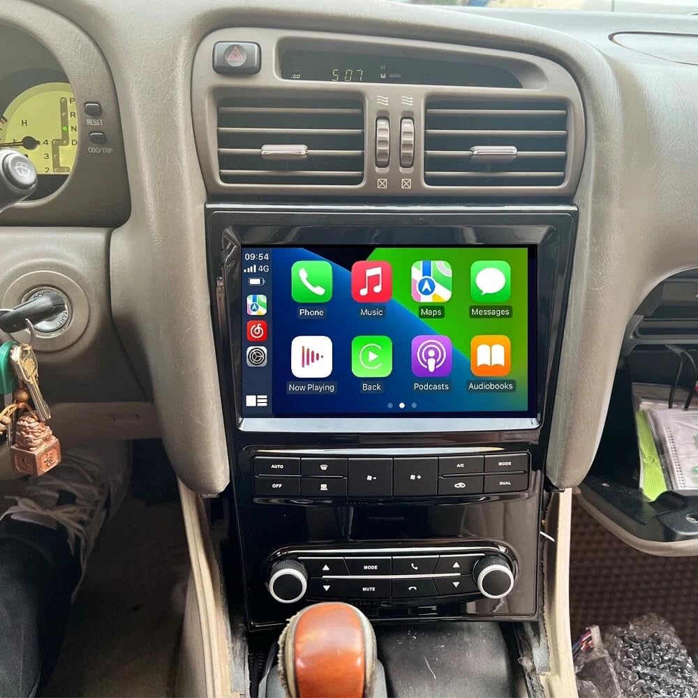 Car Stereo 2-Din Digital Media Receiver for Lexus GS300/GS400/GS430 1998-2005, Car Audio Receivers with CarPlay Android Auto 9