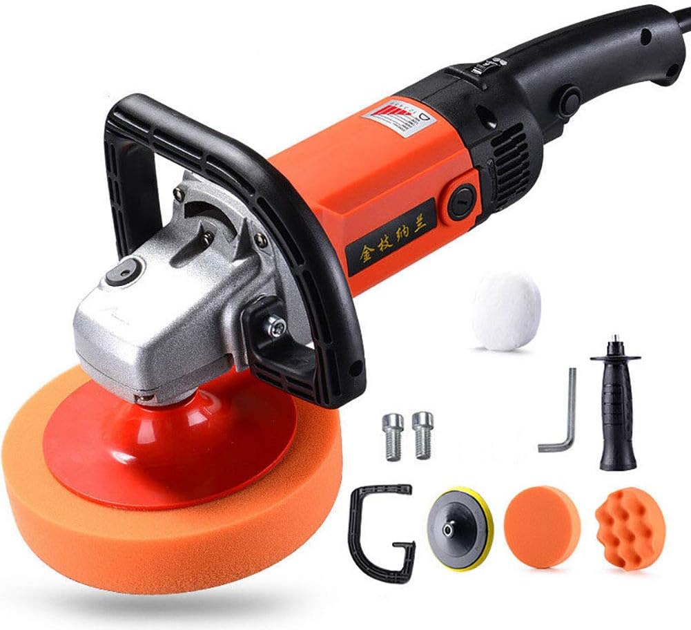 Car Buffer Polisher, 3000Rpm Car Polisher Car Polishing Machine 220V Buffer Polisher Waxing Auto Paint Care Tool Floor Car Polish