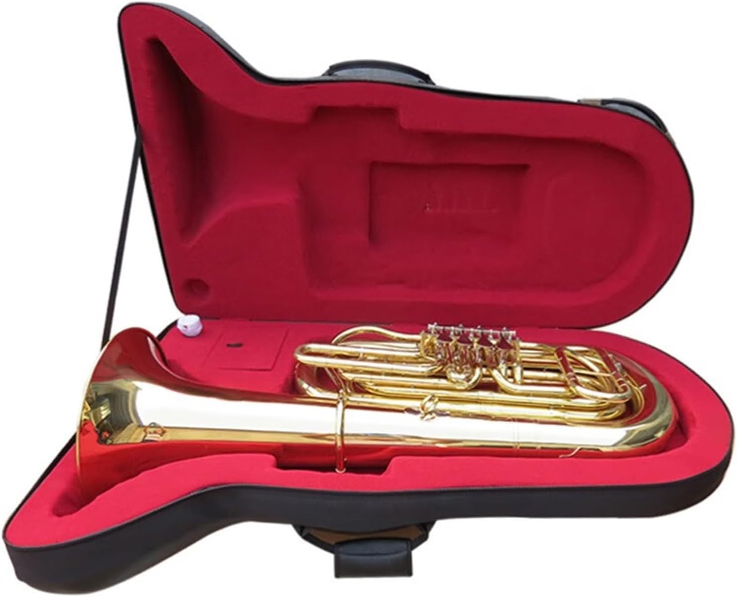 Beginner euphonium Lacquer Gold Four-flat Key Trombone Instrument Brass Band Bass Beginner Performance