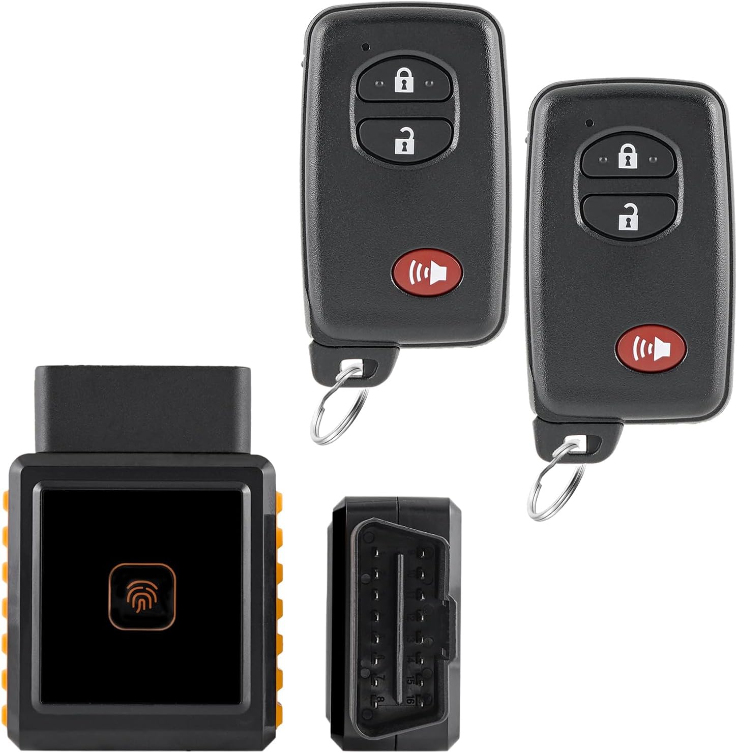 2Pcs Remote Smart Key Fob DIY Replacement Kit for 2010-2015 Toyota Prius Venza 4Runner Keyless Entry Remote Control HYQ14ACX 271451-5290