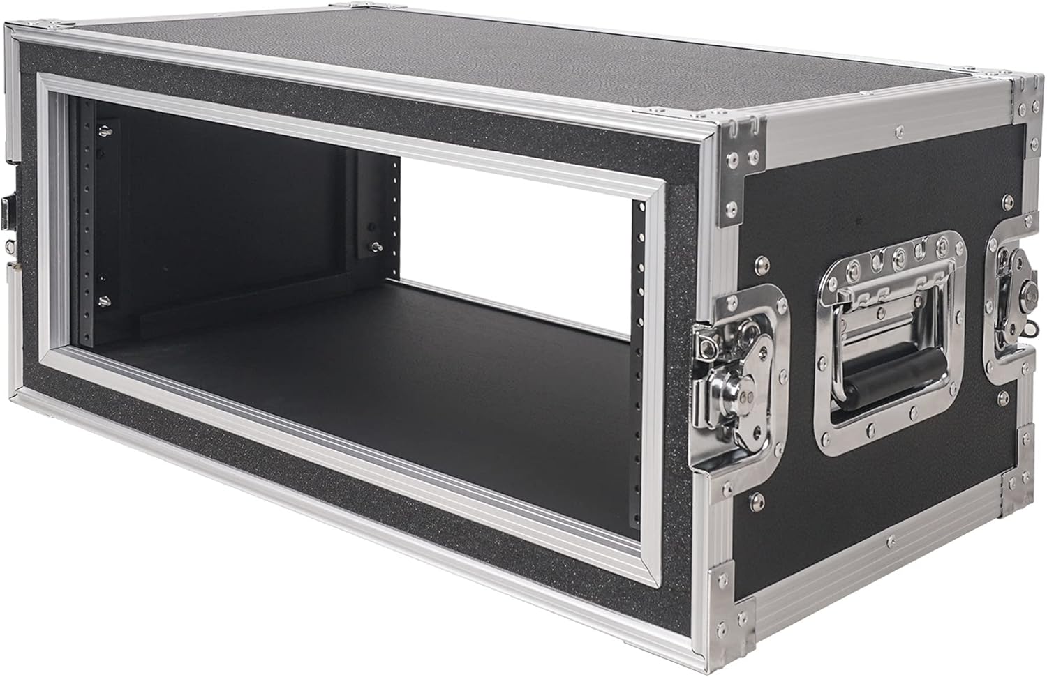 Sound Town Shock Mount 4U ATA Plywood Rack Case with 15