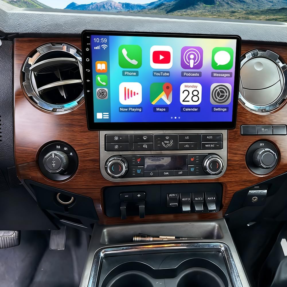 Double Din Car Stereo Radio for Ford F250 F350 Super Duty 2011-2016 Android 14 10