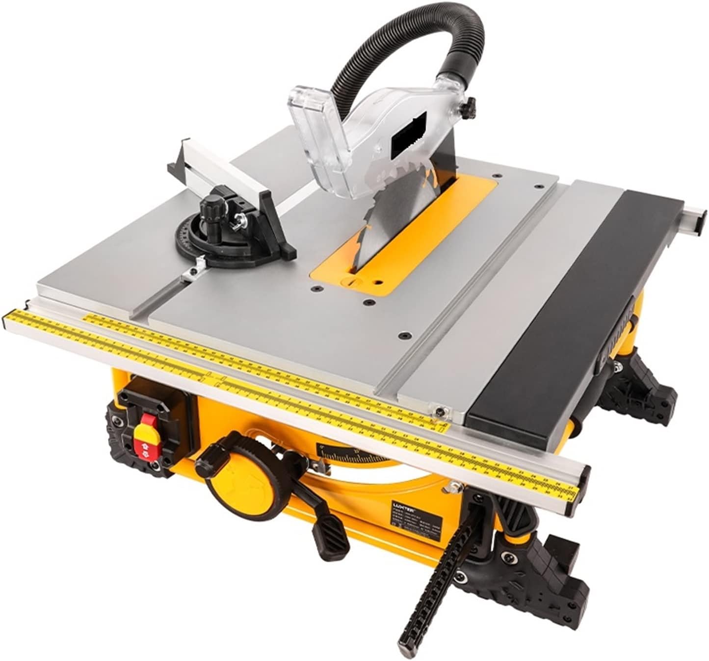 Table Saw 210mm 8 Inch Wood Cutting Saw Dust Free With Extension Portable Woodworking Machine with Efficiency(With plate Router C)