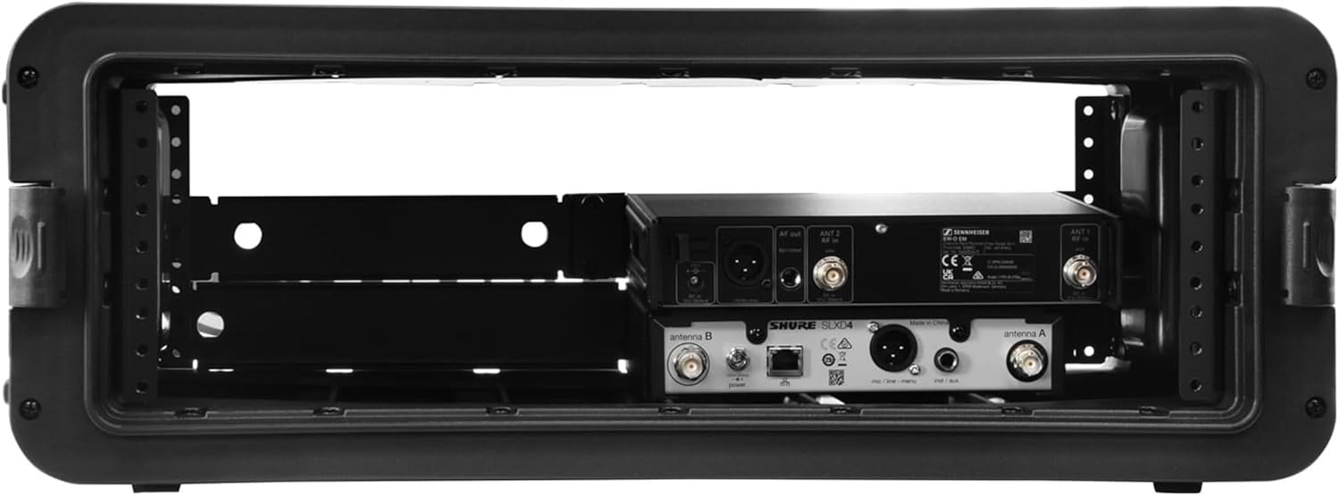 Odyssey Watertight 3U Rack Case with 4 Microphone Compartments