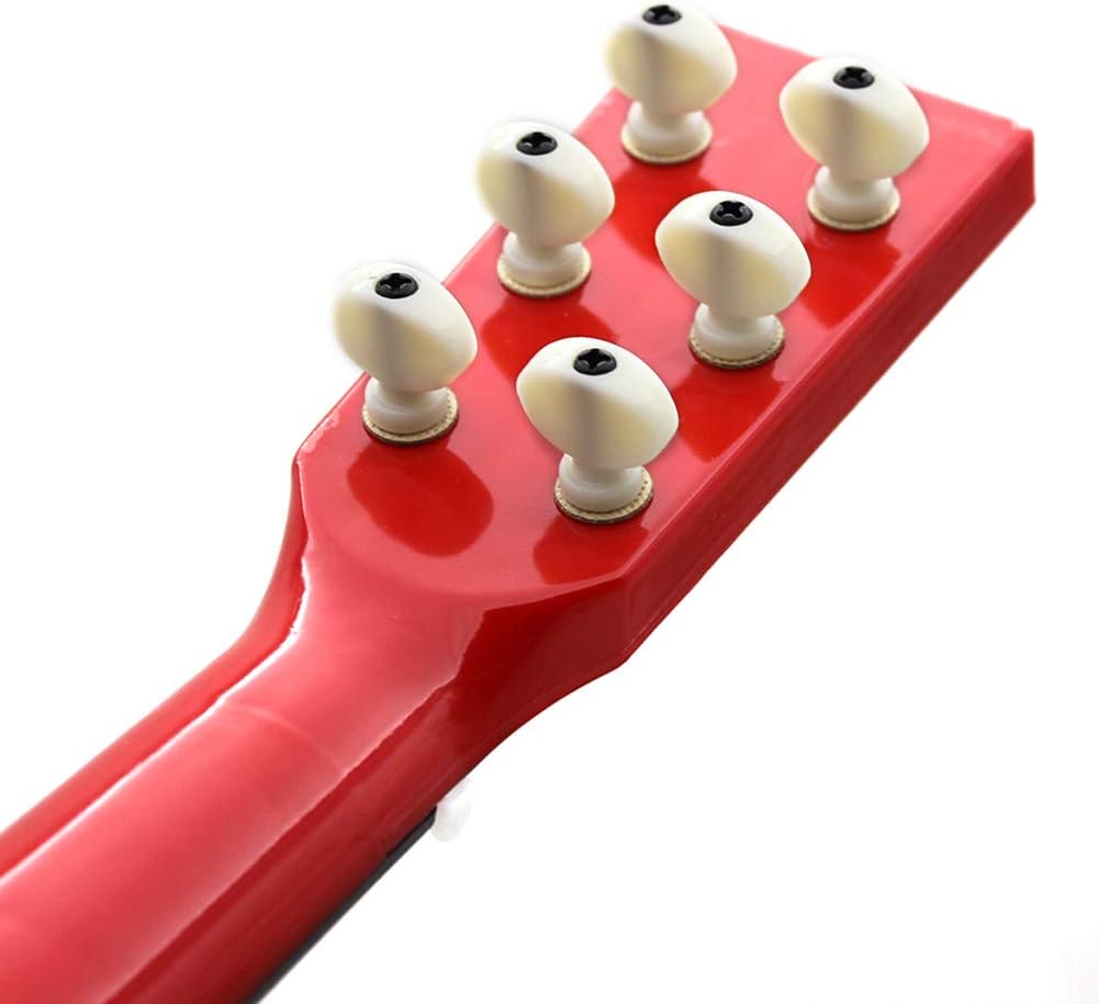 23in Wooden Guitar Basswood 6 String Mini Guitar Musical Instrument for Beginners (Wood)